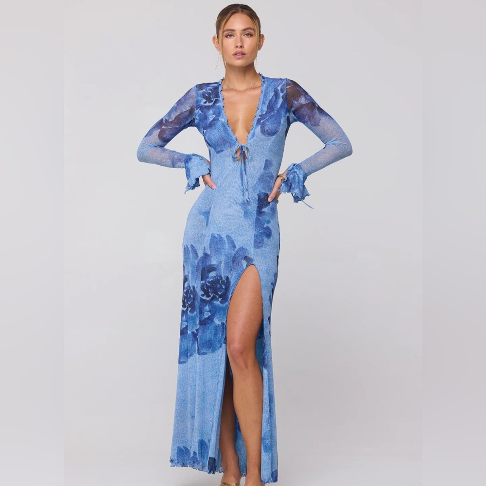 RESA Lennon Maxi in indigo. NWT
